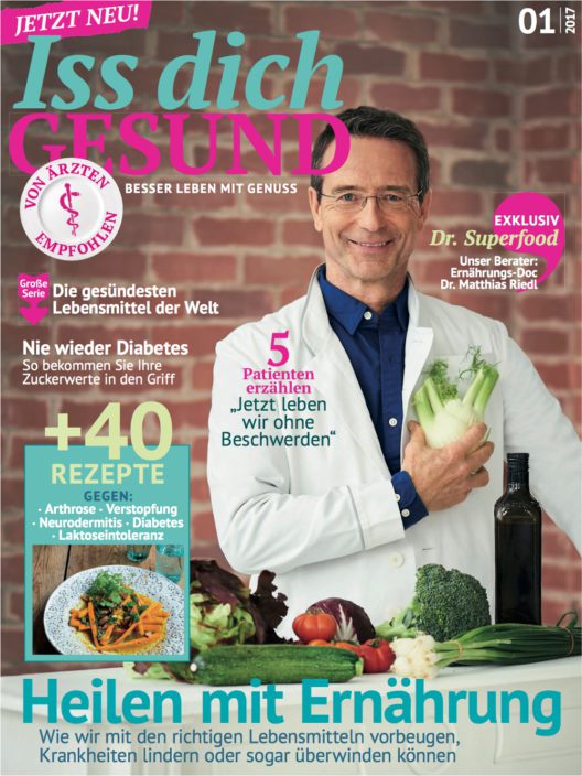 Neues Magazin "Iss dich gesund" (Bild: obs/Jahreszeiten Verlag GmbH)